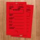 Custom Bilingual Key Tag Red at Newprint store in Stickers & Tags with SKU: ABKEYTAGR01
