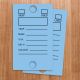 Custom Key Tag Blue at Newprint store in Stickers & Tags with SKU: AKEYTAGB01