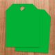 Custom Mirror Tag Green at Newprint store in Stickers & Tags with SKU: AMRRTAGG01