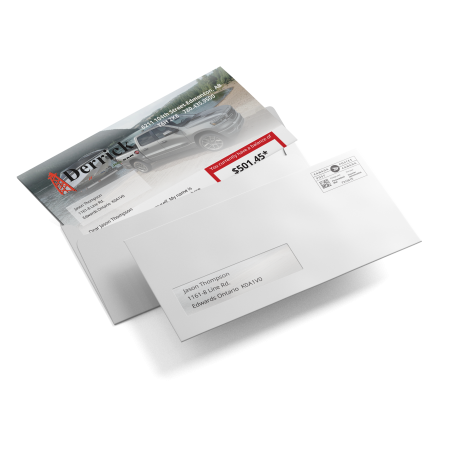 Custom Direct Mail Addressed Letter with Window Envelope at Newprint store in Mailing with SKU: DMLWWINENV01