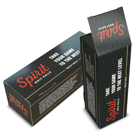 Custom Golf Ball Boxes at Newprint store in Boxes & Packaging with SKU: GLFBLLBXS35
