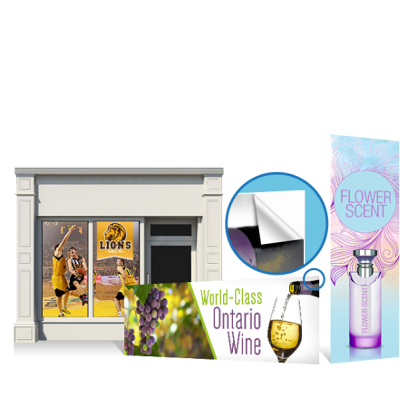 Custom Vinyl Labels - Outdoor Large Format at Newprint store in Window Signs with SKU: VNLLBLS77