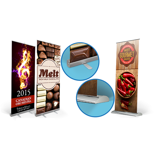 Retractable Banner with Display Stand printed at Newprint store