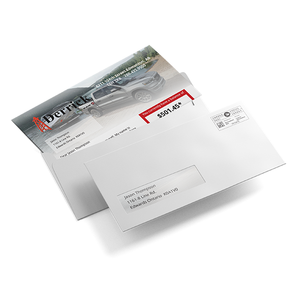 Direct Mail Addressed Letter with Window Envelope