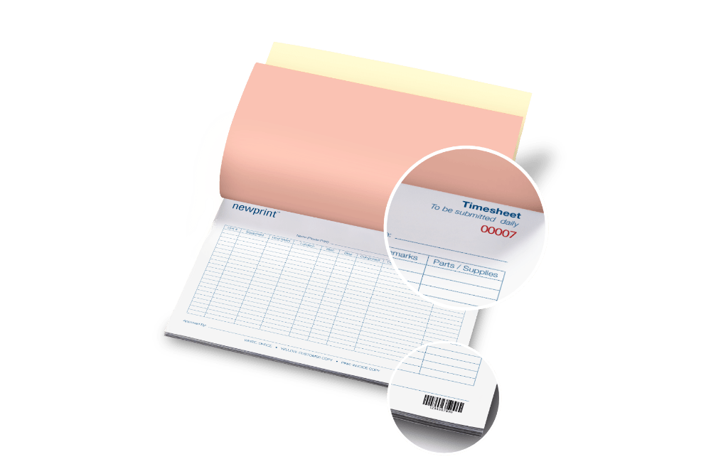 Carbonless Form Numbering And Packaging